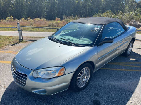 2004 Chrysler Sebring for sale at UpCountry Motors in Taylors SC