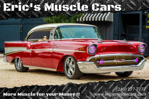 1957 Chevrolet Bel Air for sale at Eric's Muscle Cars in Clarksburg MD