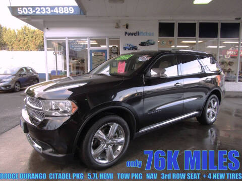 2012 Dodge Durango for sale at Powell Motors Inc in Portland OR