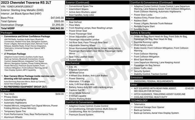 2023 Chevrolet Traverse RS
