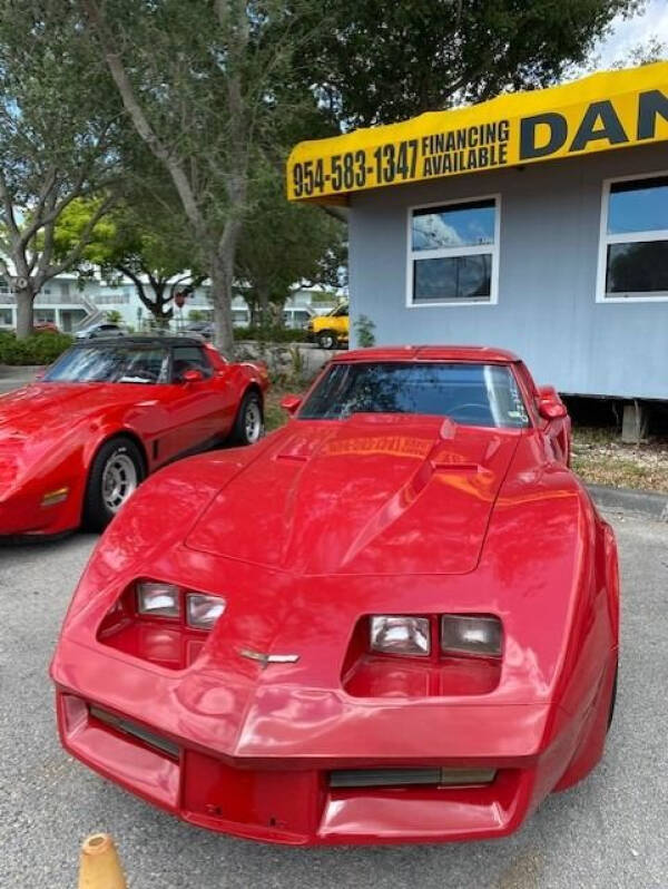 1981 Chevrolet Corvette for sale at DAN'S DEALS ON WHEELS AUTO SALES, INC. in Davie FL