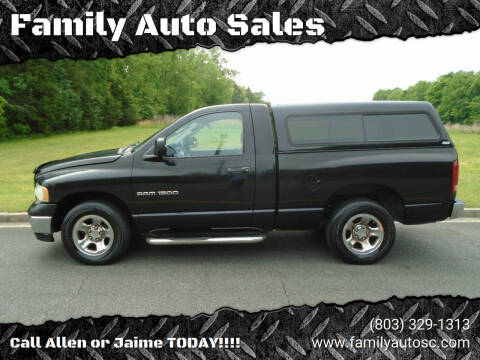2003 Dodge Ram 1500 for sale at Family Auto Sales in Rock Hill SC