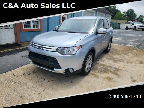 2015 Mitsubishi Outlander for sale at C&A Auto Sales LLC in Harrisonburg VA