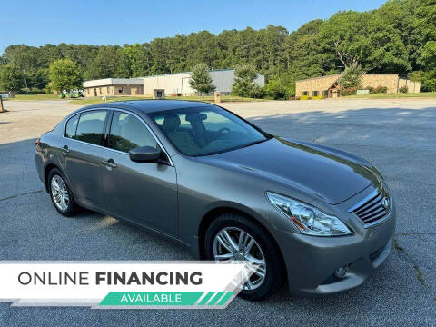 2012 Infiniti G37 Sedan for sale at Two Brothers Auto Sales in Loganville GA