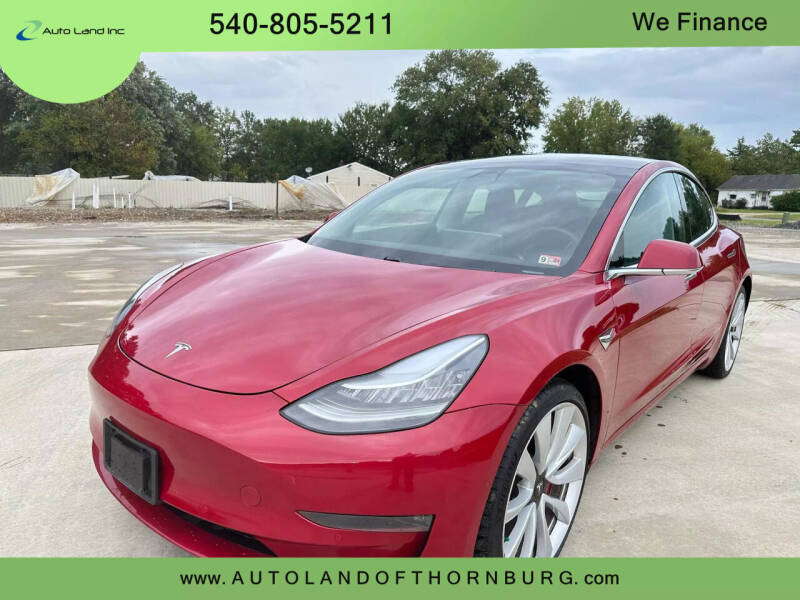 2019 Tesla Model 3 for sale at Auto Land of Thornburg in Spotsylvania VA