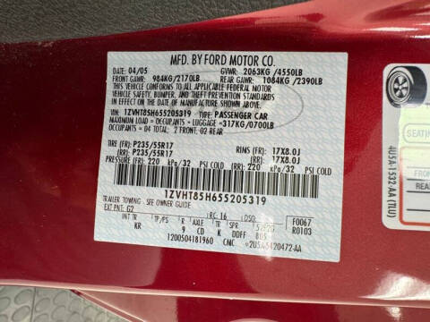 2005 Ford Mustang