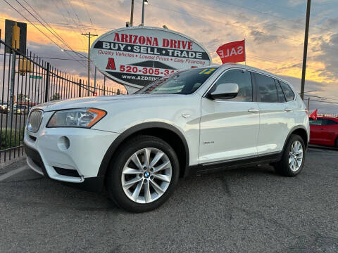 2012 BMW X3 for sale at Arizona Drive LLC in Tucson AZ