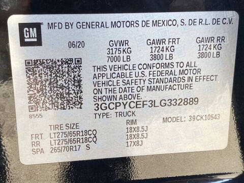 2020 Chevrolet Silverado 1500