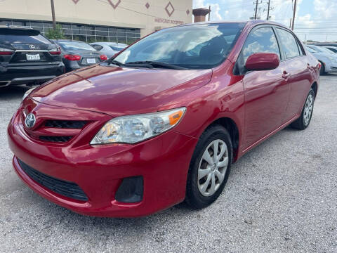 2011 Toyota Corolla for sale at HOUSTON SKY AUTO SALES in Houston TX