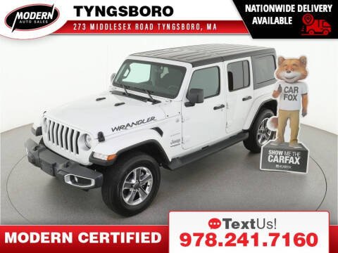 2021 Jeep Wrangler Unlimited for sale at Modern Auto Sales in Tyngsboro MA