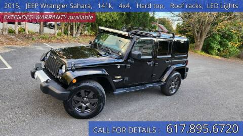 2015 Jeep Wrangler Unlimited for sale at Carlot Express in Stow MA