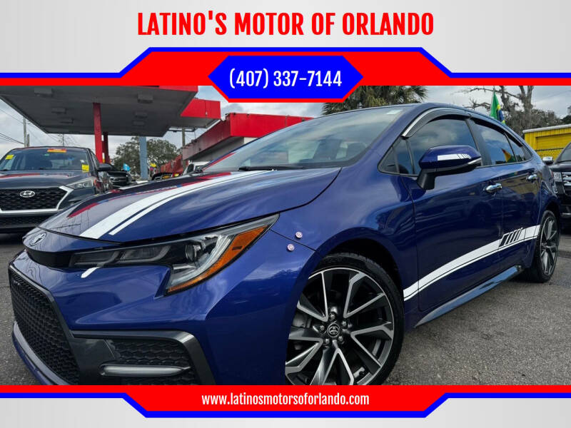 2020 Toyota Corolla for sale at LATINO'S MOTOR OF ORLANDO in Orlando FL