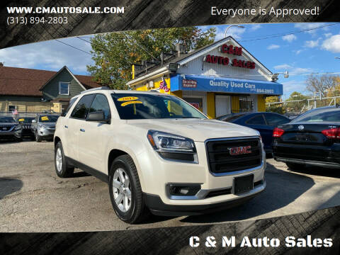 2013 GMC Acadia for sale at C & M Auto Sales in Detroit MI