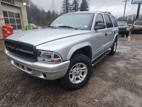 2002 Dodge Durango for sale at Alfred Auto Center in Almond NY