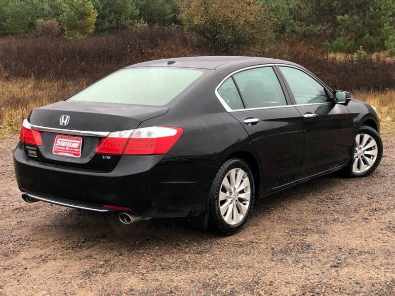 Used 2014 Honda Accord EX-L V-6 with VIN 1HGCR3F88EA034174 for sale in Iron River, MI