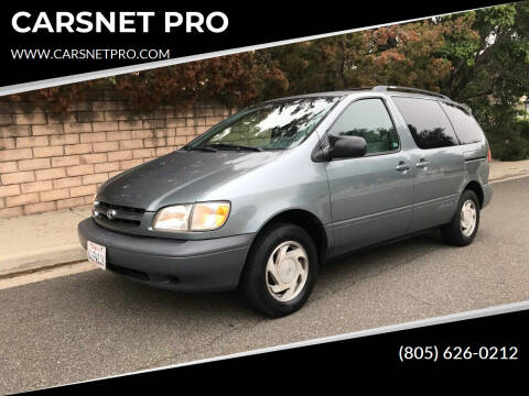 2000 Toyota Sienna for sale at CARSNET PRO in Thousand Oaks CA