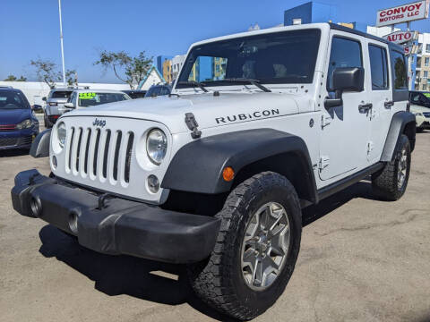 2015 Jeep Wrangler Unlimited for sale at Convoy Motors LLC in National City CA