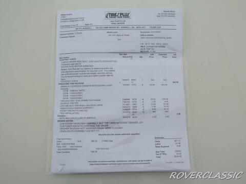 1999 Lincoln Continental