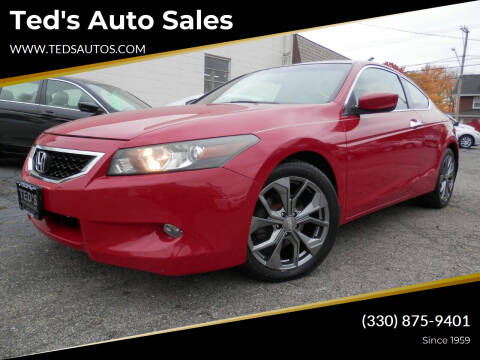 2010 Honda Accord for sale at Ted's Auto Sales in Louisville OH