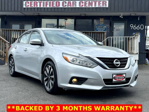 2017 Nissan Altima for sale at CERTIFIED CAR CENTER in Fairfax VA