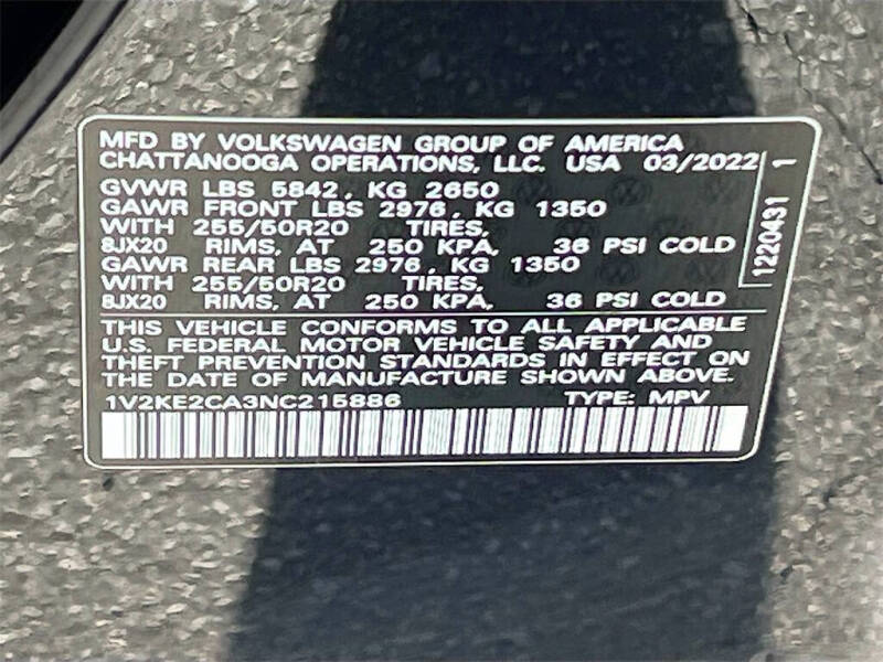 2022 Volkswagen Atlas Cross Sport V6 SE 4Motion