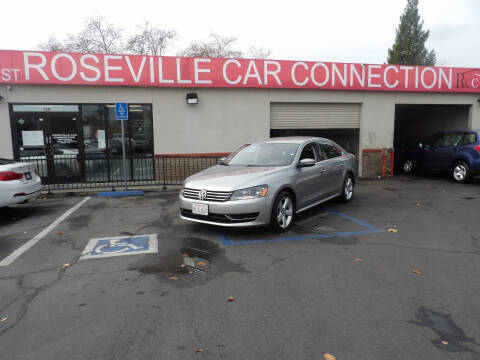 2013 Volkswagen Passat for sale at ROSEVILLE CAR CONNECTION in Roseville CA