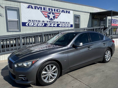 2014 Infiniti Q50 for sale at AMERICAN AUTO & TRUCK SALES LLC in Yuma AZ