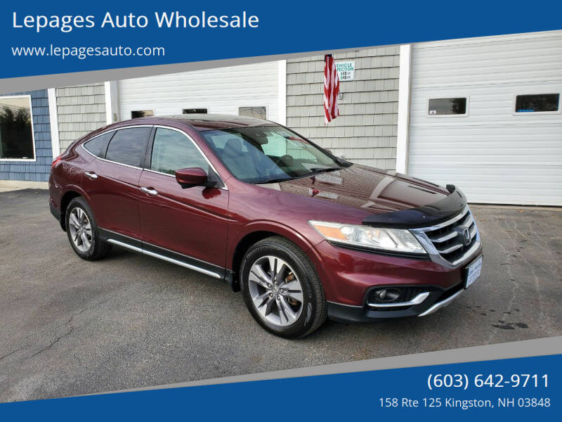 2014 Honda Crosstour for sale at Lepages Auto Wholesale in Kingston NH