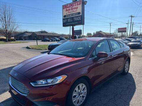 2014 Ford Fusion for sale at Unlimited Auto Group in West Chester OH