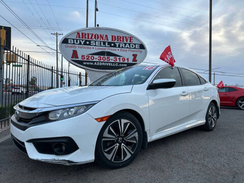 2016 Honda Civic for sale at Arizona Drive LLC in Tucson AZ