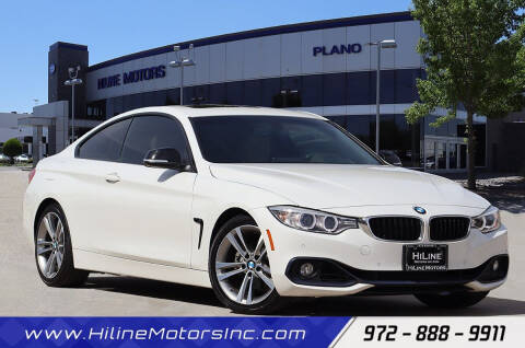 2015 BMW 4 Series for sale at HILINE MOTORS in Plano TX