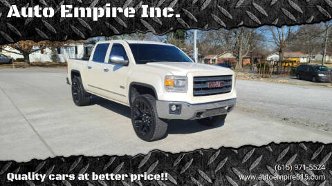 2014 GMC Sierra 1500 for sale at Auto Empire Inc. in Murfreesboro TN