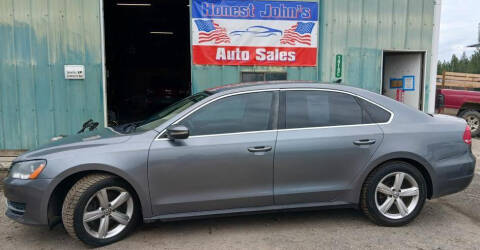 2012 Volkswagen Passat for sale at Honest John's Auto Sales in Kettle Falls WA