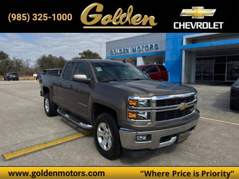 2015 Chevrolet Silverado 1500 for sale at GOLDEN MOTORS in Cut Off LA