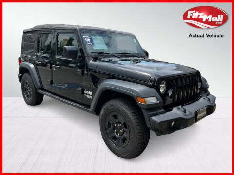2018 Jeep Wrangler Unlimited for sale at Fitzgerald Cadillac & Chevrolet in Frederick MD