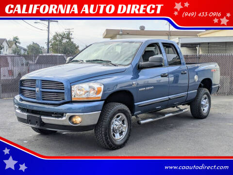 2006 Dodge Ram Pickup 2500 for sale at CALIFORNIA AUTO DIRECT in Costa Mesa CA