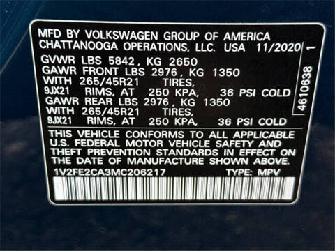 2021 Volkswagen Atlas Cross Sport V6 SEL Premium R-Line 4Motion