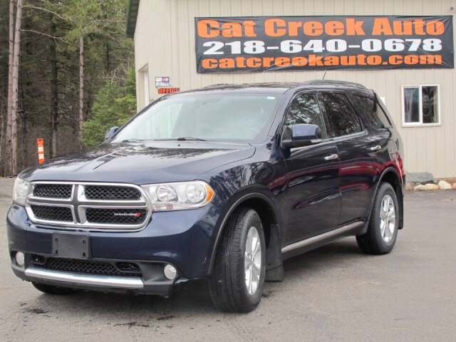 2013 Dodge Durango for sale at CAT CREEK AUTO in Menahga, MN