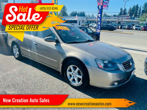 2005 Nissan Altima for sale at New Creation Auto Sales in Everett WA