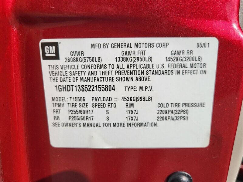 2002 Oldsmobile Bravada