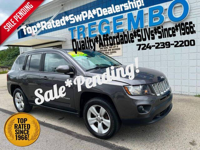 2015 Jeep Compass for sale at TREGEMBO MOTORS in Bentleyville PA