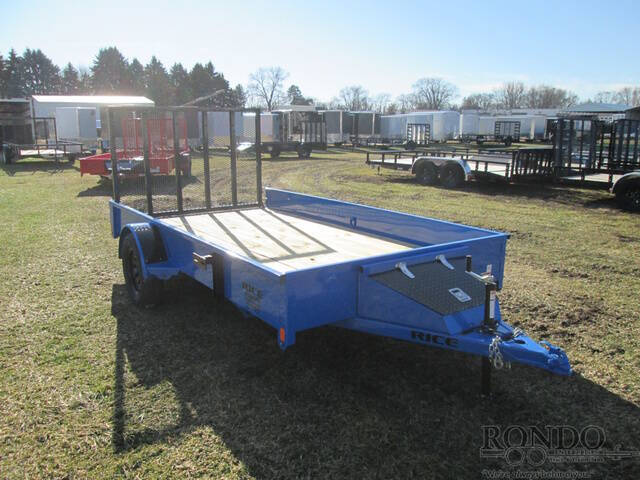 2026 Rice Trailers Single Axle Utility SST7612