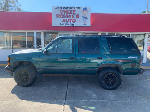 1996 Chevrolet Tahoe for sale at Uncle Ronnie's Auto LLC in Houma LA