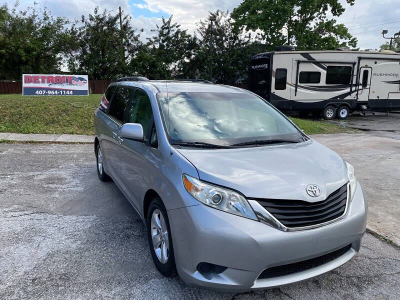 2012 Toyota Sienna for sale at Detroit Cars and Trucks in Orlando FL