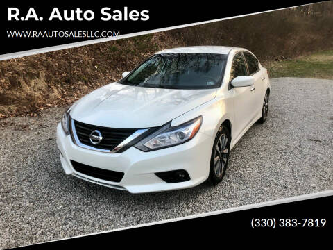 2017 Nissan Altima for sale at R.A. Auto Sales in East Liverpool OH