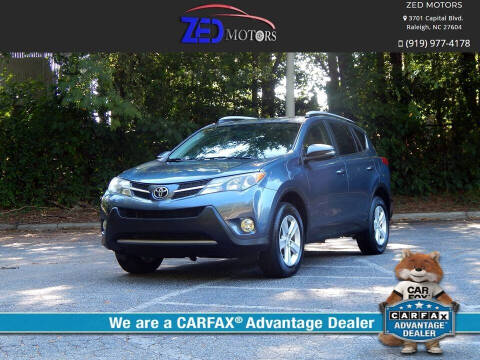 2013 Toyota RAV4 for sale at Zed Motors in Raleigh NC