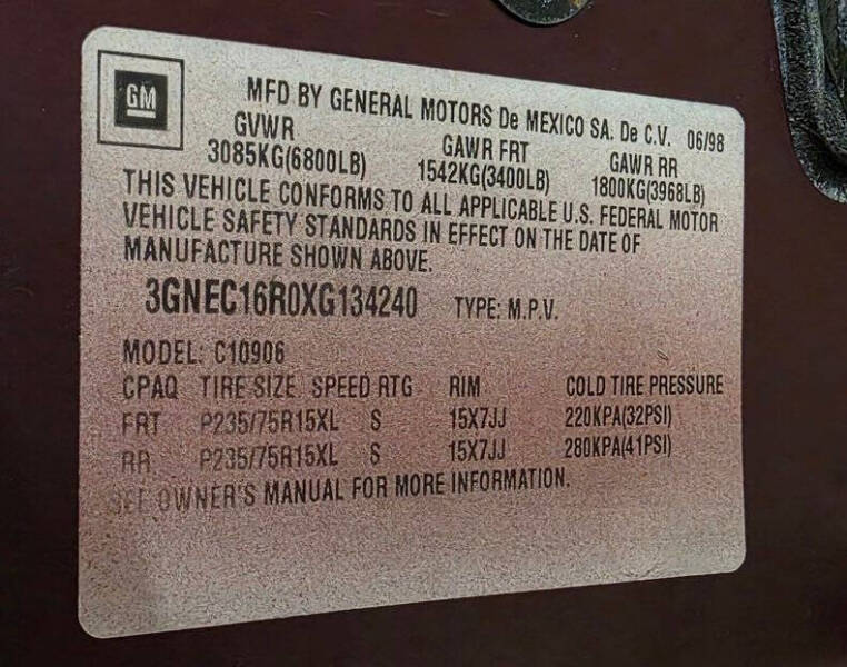 1999 Chevrolet Suburban