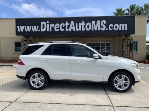 2013 Mercedes-Benz M-Class for sale at Direct Auto in D'Iberville MS