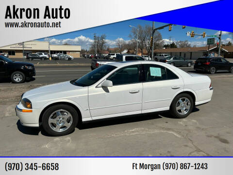 2000 Lincoln LS for sale at Akron Auto - Fort Morgan in Fort Morgan CO