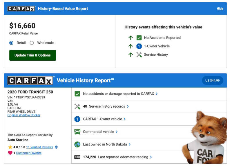 2020 Ford Transit 250